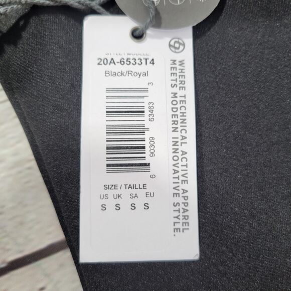 Lija Black & Royal Pullover 1/4 Button Up Long Sleeve Jacket S‎ NWT - Picture 8 of 13